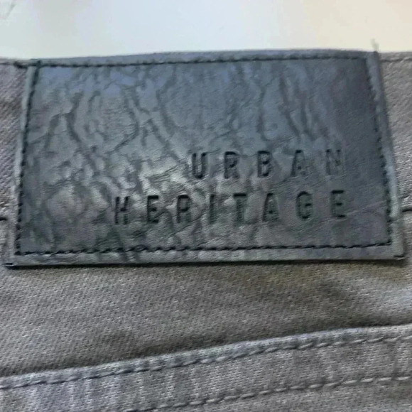 Urban  Heritage Midrise Skinny Gray Jean - Picture 5 of 5